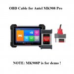 OBD2 Cable Replacement for Autel MaxiCOM MK908P Pro J2534 Box